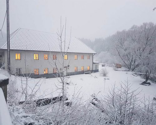 Die Edermühle im Winter