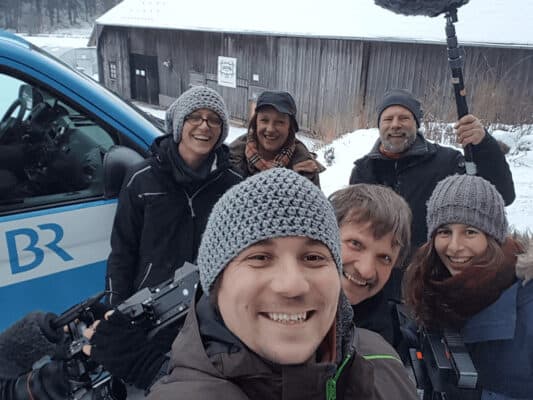 A Schnee war schee